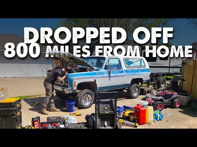 Squarebody BLAZER Will it RUN and DRIVE 800 MILES after 20 years OFF THE ROAD
