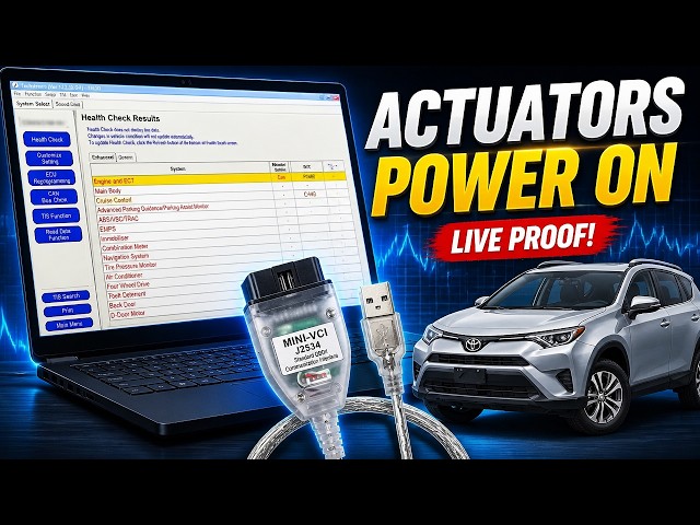Toyota Techstream Active Test - What Happens When You Control Components Live