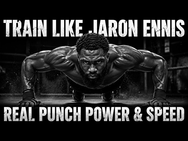 Train Like Jaron Ennis | The Most Clever Bodyweight Method Boxers Use for Real Punch Power & Speed