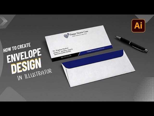 How to Design a Professional Envelope in Adobe Illustrator | Adobe Illustrator Tutorial