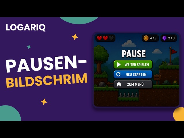 Scratch Game Developer auf Deutsch | Lektion 28 | Pausenbildschirm