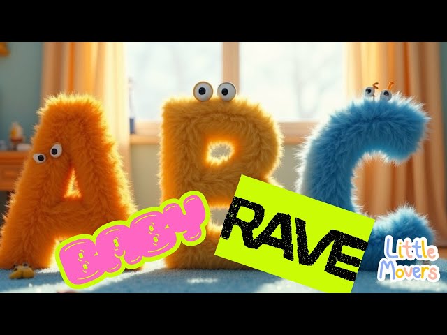 ABC Song | Baby Rave EDM remix | Nursery Rhymes | Little Movers