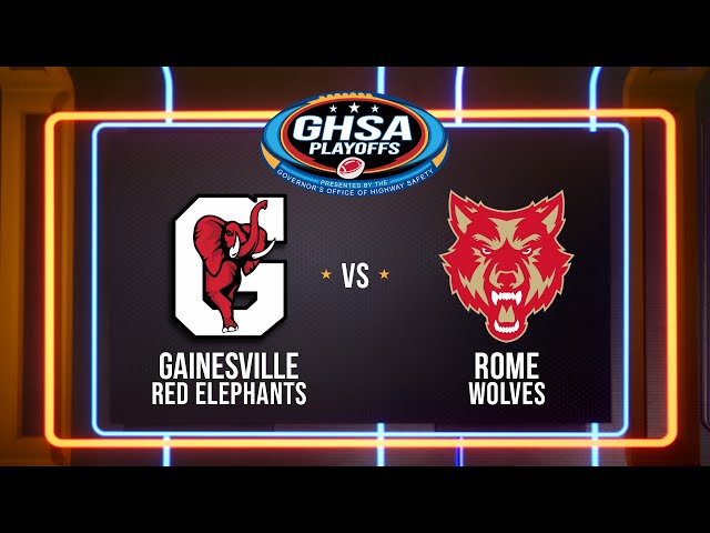 Gainesville vs. Rome | 2025 GHSA Football Playoffs: 5A Semifinal