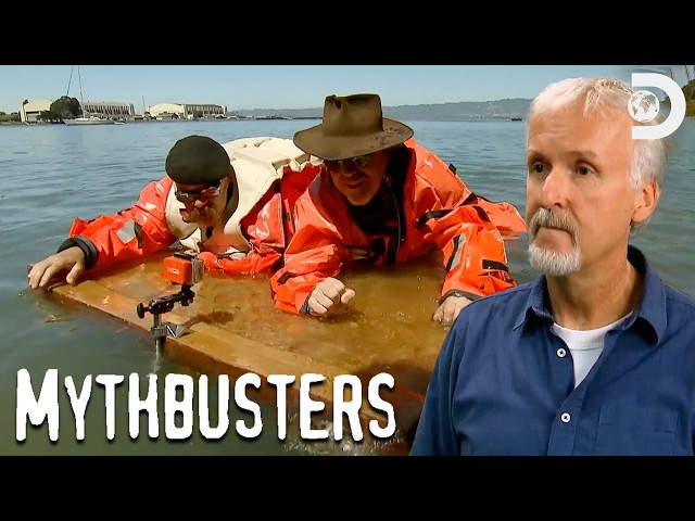 Sink or Swim? Water Survival Myths Ft. James Cameron  🌊🛟 Mythbusters | Discovery