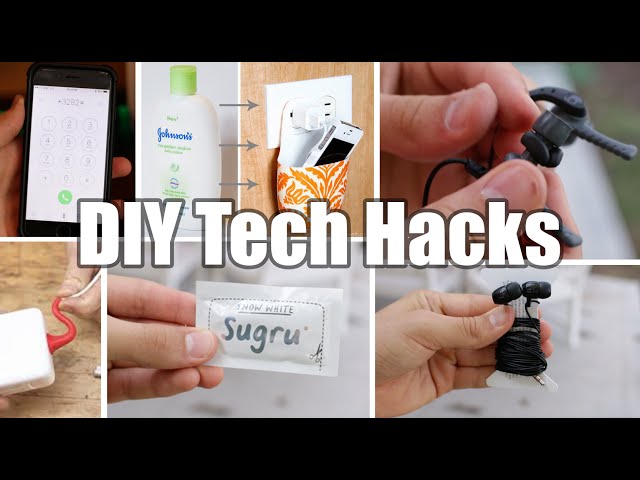 5 AWESOME DIY Tech Hacks!