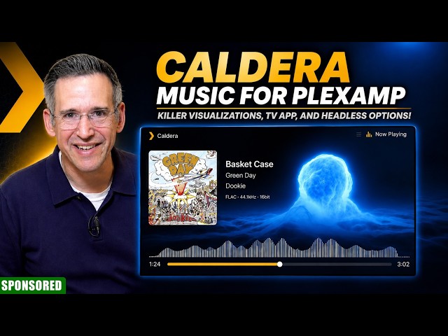 Caldera Music for Plexamp - TV App, Multi-room Sync,  and Amazing Visuals!