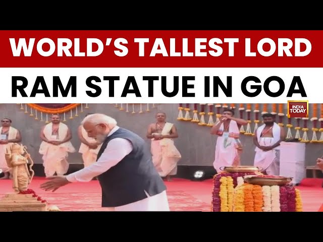 Goa Turns Spiritual: PM Modi Inaugurates Tallest Lord Ram Statue