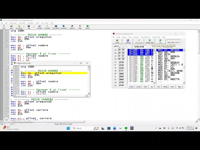 Programas En Emu8086