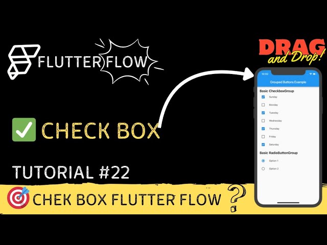 ✅ Check box in flutter flow | what is check box | flutter flow tutorial for beginners #checkboxes