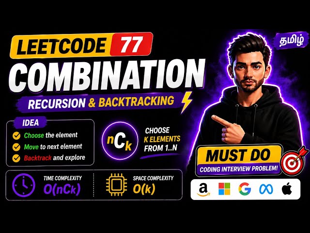 77. Combinations 🚀 Recursion & Backtracking Explained