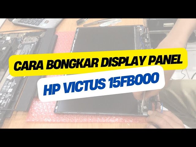 Replace display panel HP Victus  15-fb000