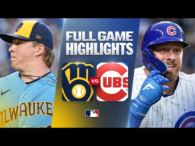 BREWERS vs. CUBS: Official Full Game Highlights (August 31) | 2026 MLB Season