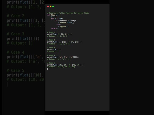 Flatten Nested Lists | Daily Code Dax