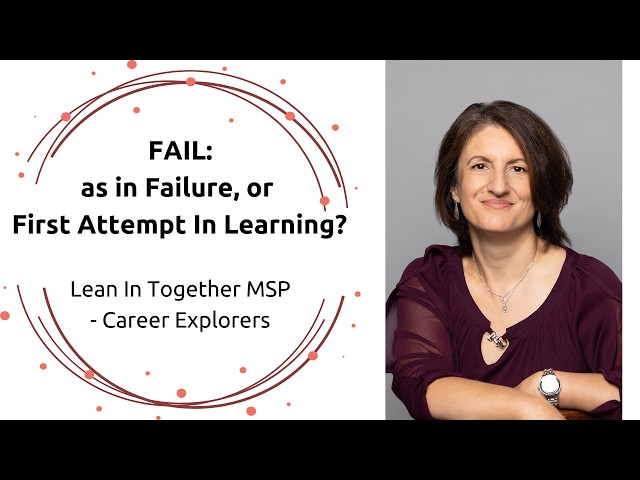 FAIL: Failure... or First Attempt In Learning? - Aug. 2026