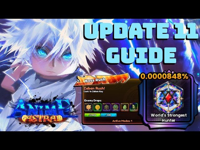 Anime Astral Simulator Update 11 Guide! NEW ASTRAL RARITY, SYSTEMS & CODES!! (Roblox)