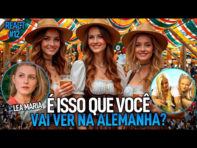 REACT #12 | LEA MARIA REAGE A VÍDEOS BIZARROS DA CULTURA ALEMÃ | #ACHISMOS