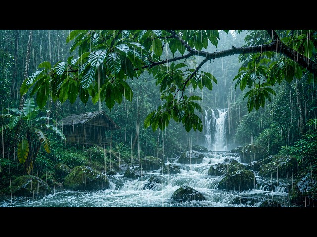 Duérmete al INSTANTE con Lluvia Relajante en el Bosque 🌧️Sueño Profundo, Descansar la Mente