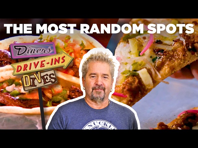 Great Food in Unexpected Places with Guy Fieri 🔥 Diners, Drive-Ins and Dives | Food Network