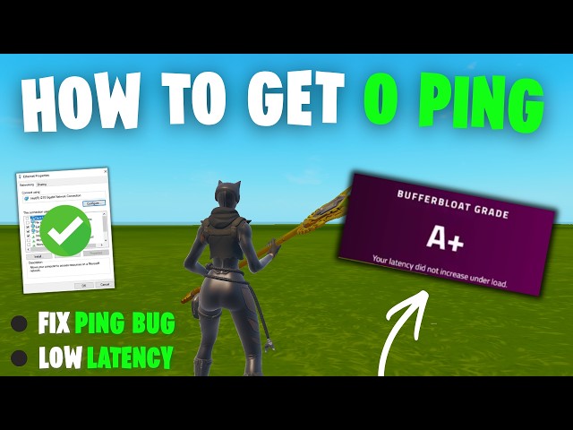 *ULTIMATE* FREE Network Optimization Guide For Any Game! *0 PING + 0 DELAY*