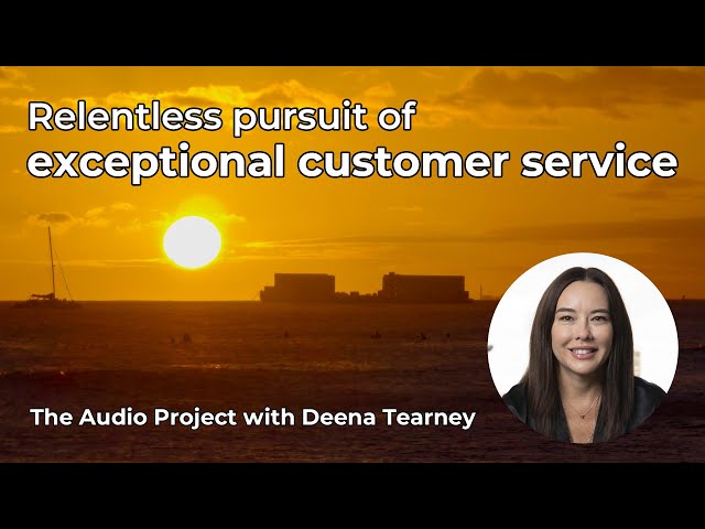 Enabled with technology: the relentless pursuit of exceptional customer service