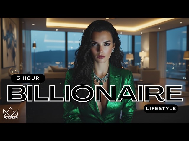 3 Hour Billionaire Lifestyle Manifestation: 4K Ultra Wealth Mindset Visualization Ep. 276