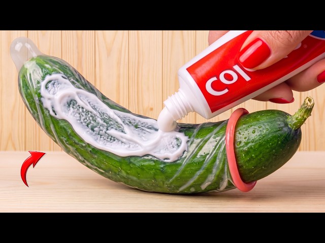 Just Inject Toothpaste into a Cucumber and Discover Surprising Uses of This Invention! 😱