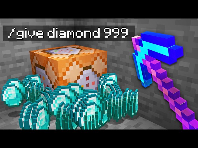 Minecraft, but there's Command Block Ores...