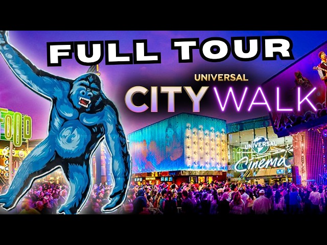 FULL Tour of Universal CityWalk Hollywood 2026 | Everything to Do, Eat & See! - Universal Studios