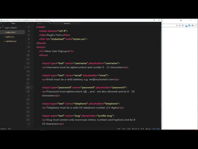 Regular Expressions RegEx Tutorial #16   Finishing Touches