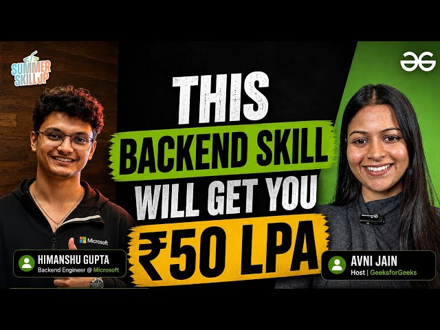 Backend Developer Roadmap 2026 - How to Get Into Microsoft & Top MNCs as a Backend Engineer