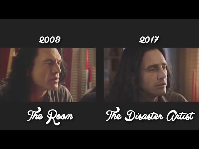 The Disaster Artist / The Room Side By Side Comparison Scenes