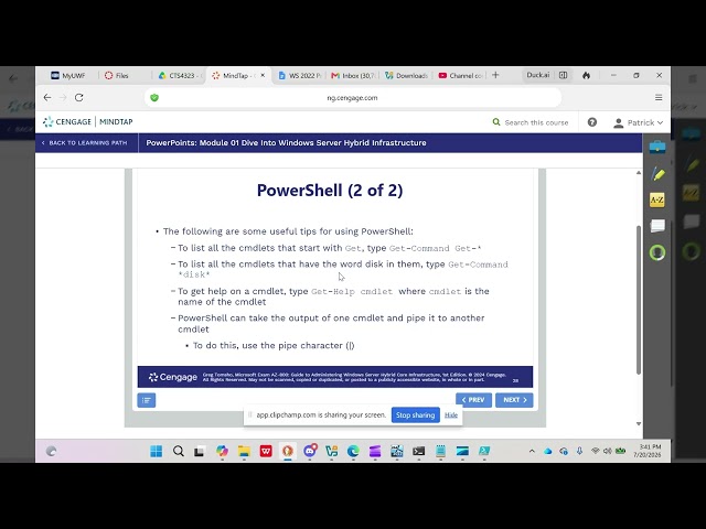 CTS 4323 Module 1 Lecture 3