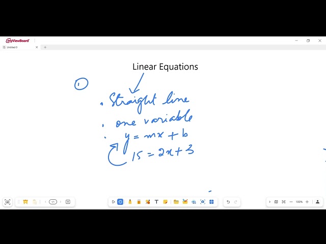 Linear Equations - Algebra