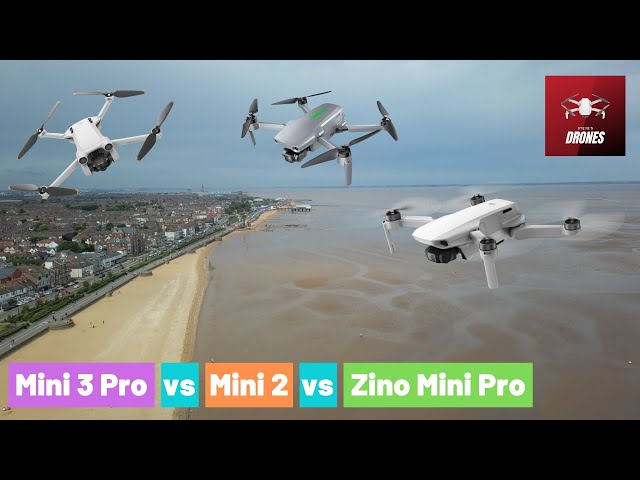 Mini 3 Pro vs Mini 2 vs Zino Mini Pro at Cleethorpes - Best beginner drones 2022