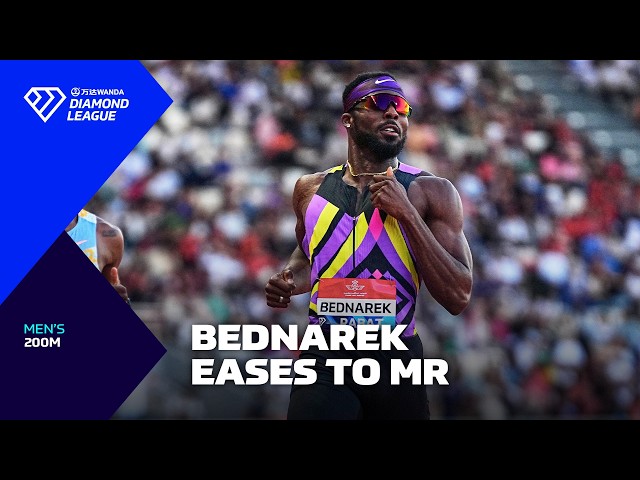 Bednarek CRUISES to 19.69 meeting record in the Men's 200m in Rabat - Wanda Diamond League