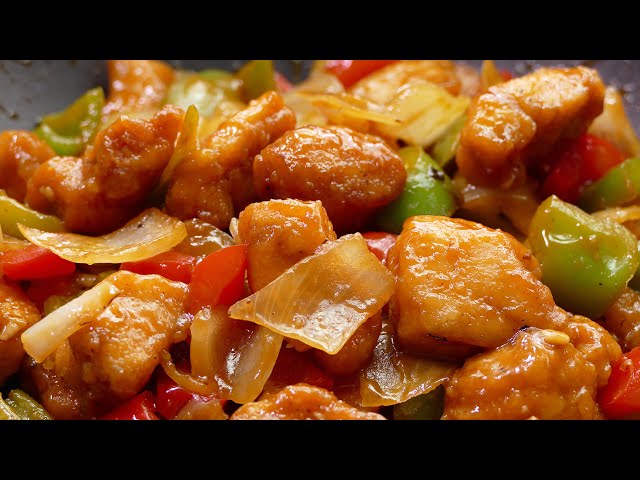 POLLO AGRIDULCE ESTILO CHINO ¡Prepara de un manera facil comida china en tu casa!