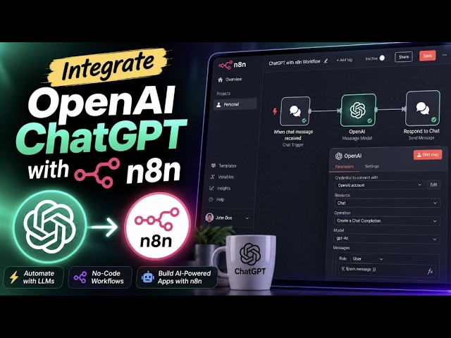 Integrate Open Ai chatgt with n8n