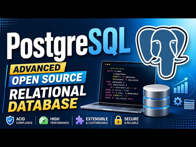 PostgreSQL: Advanced Open Source Relational Database | Uplatz