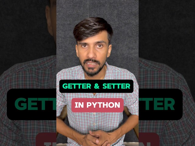 Master Getters & Setters in Python and lose half your fear of OOP 💀#coding #programming #python