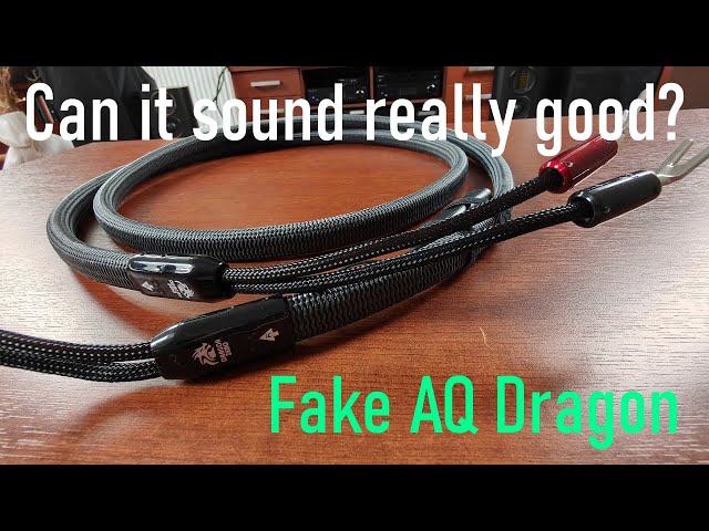 Epic Dragon Mix-Up: When Chinese Meets Audioquest Top Of The Line Speaker Cables!