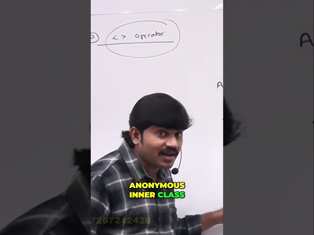 Diamond Operator: Anonymous Inner Classes in Java #shorts