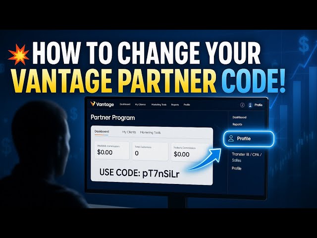 HOW TO CHANGE YOUR VANTAGE PARTNER CODE (step by step tutorial ) 