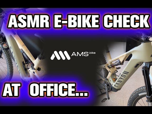 Bike Check: AMS Components & E-Bike test at office
