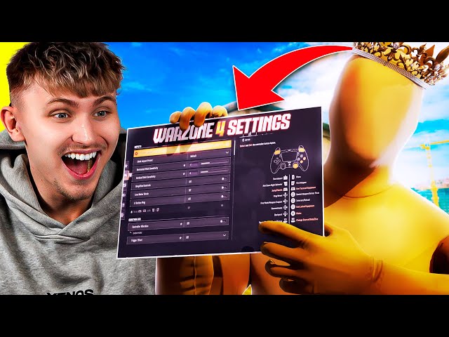 THE *BEST* WARZONE 4 SETTINGS