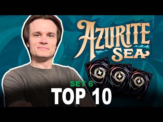 MON TOP 10 DES CARTES DE LA MER AZURITE - LORCANA SET 6