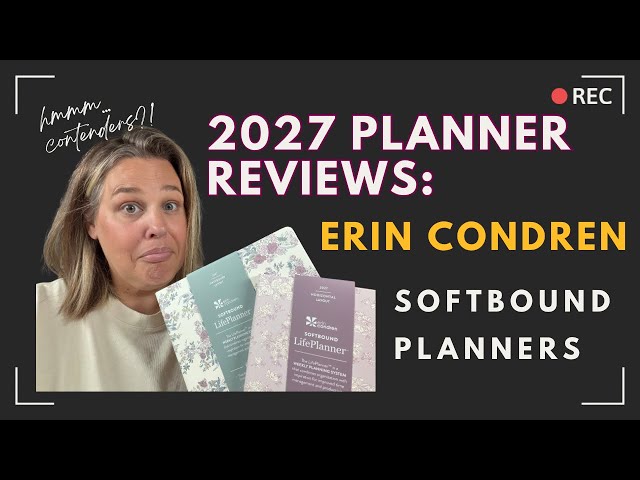 2027 Planner Reviews: Erin Condren Softbound Planners
