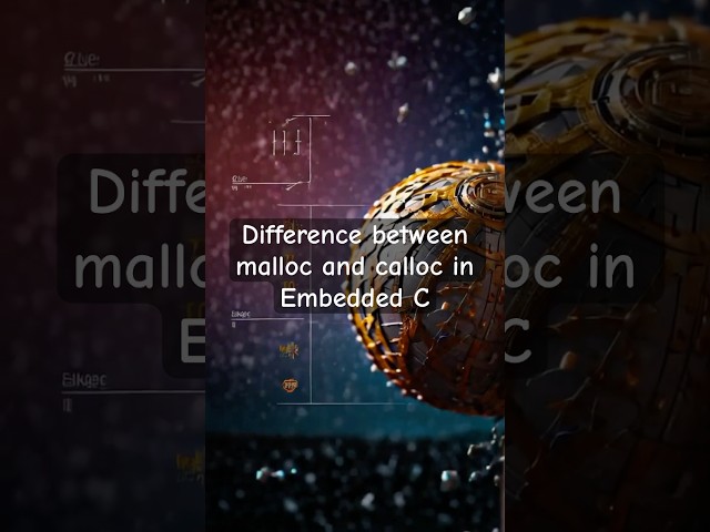 Malloc vs Calloc in Embedded C Explained Simply