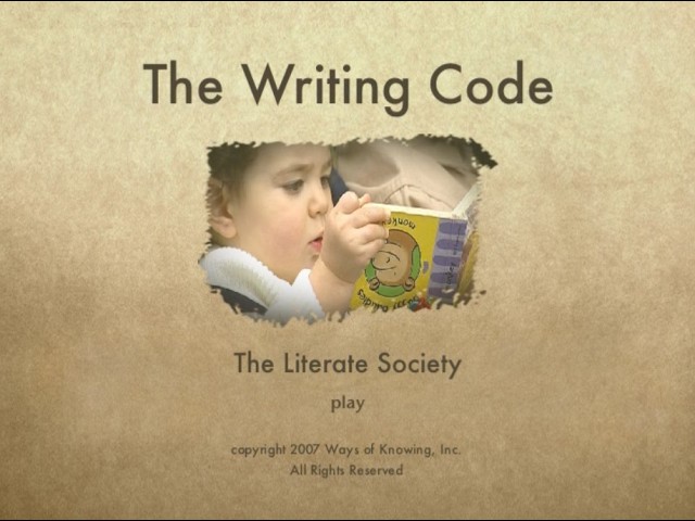 The Writing Code Program 3: The Literate Society
