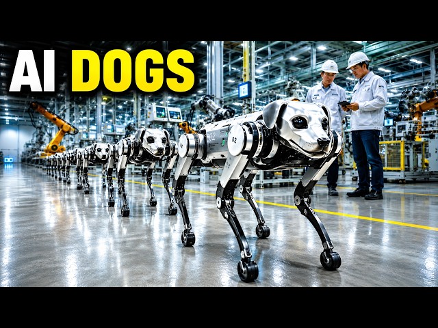 How AI ROBOT DOGS Are Made & Assembled Inside The World’s Most Advanced Robotics Factory!