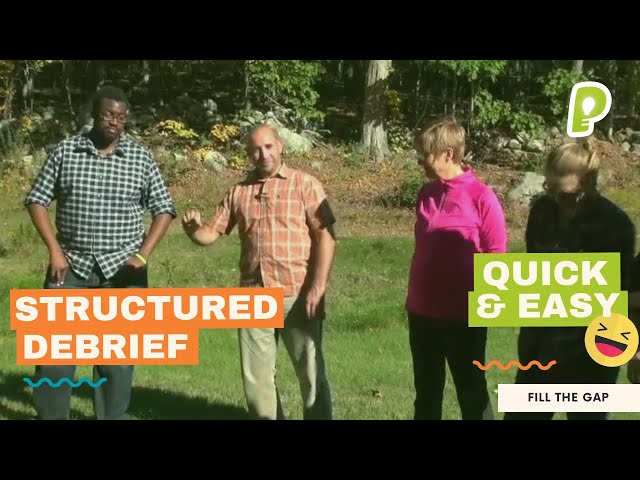 Quick & Easy DEBRIEFING Activity to Inspire Sharing - Fill The Gap | playmeo